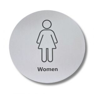 CL000-WC Stainless steel plate WOMEN'S BATHROOM Classic collection