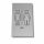  CL000-WMR Plaque en acier inoxydable SALLE DE BAIN HOMME/FEMME Collection Classique