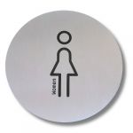 LE000-WC Stainless steel plate WOMEN'S BATHROOM Less collection