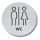  LE000-WMC Plaque inox SALLE DE BAIN HOMME/FEMME Moins de collection