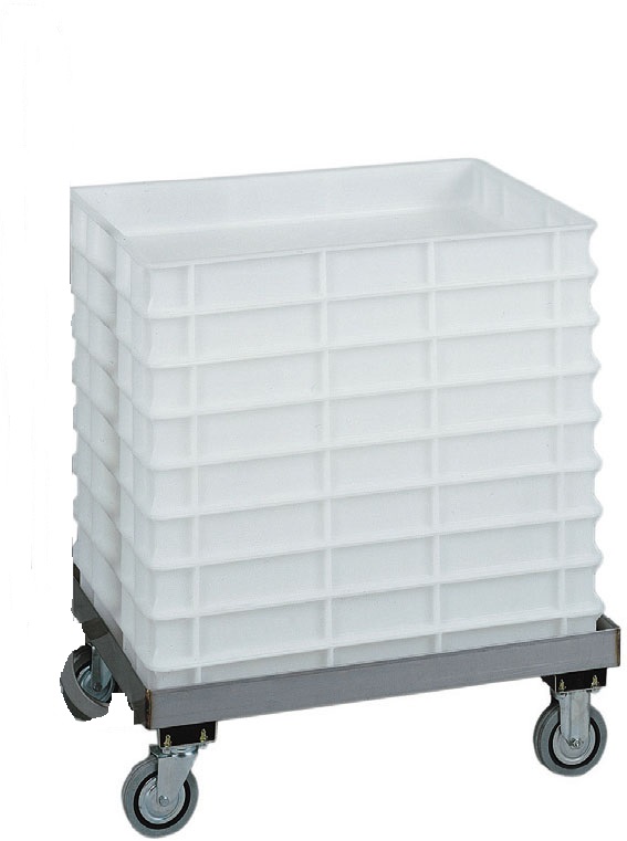 cart for pizza dough containers
