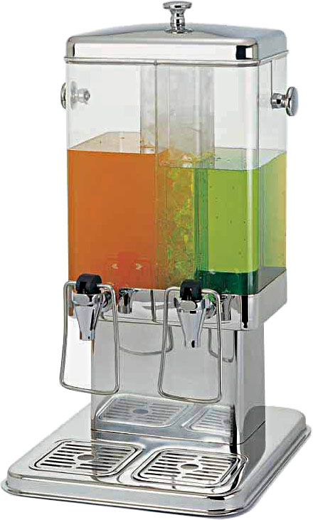 Barski - Dispensador de bebidas - Dispensador de bebidas frías - Servidor  de bebidas heladas - 2 galones - 7.5 litros (256 onzas líquidas) - con
